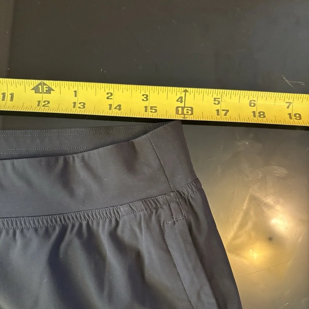Lululemon Adapted State High Rise Jogger US 12 Black Ankle Zip 28